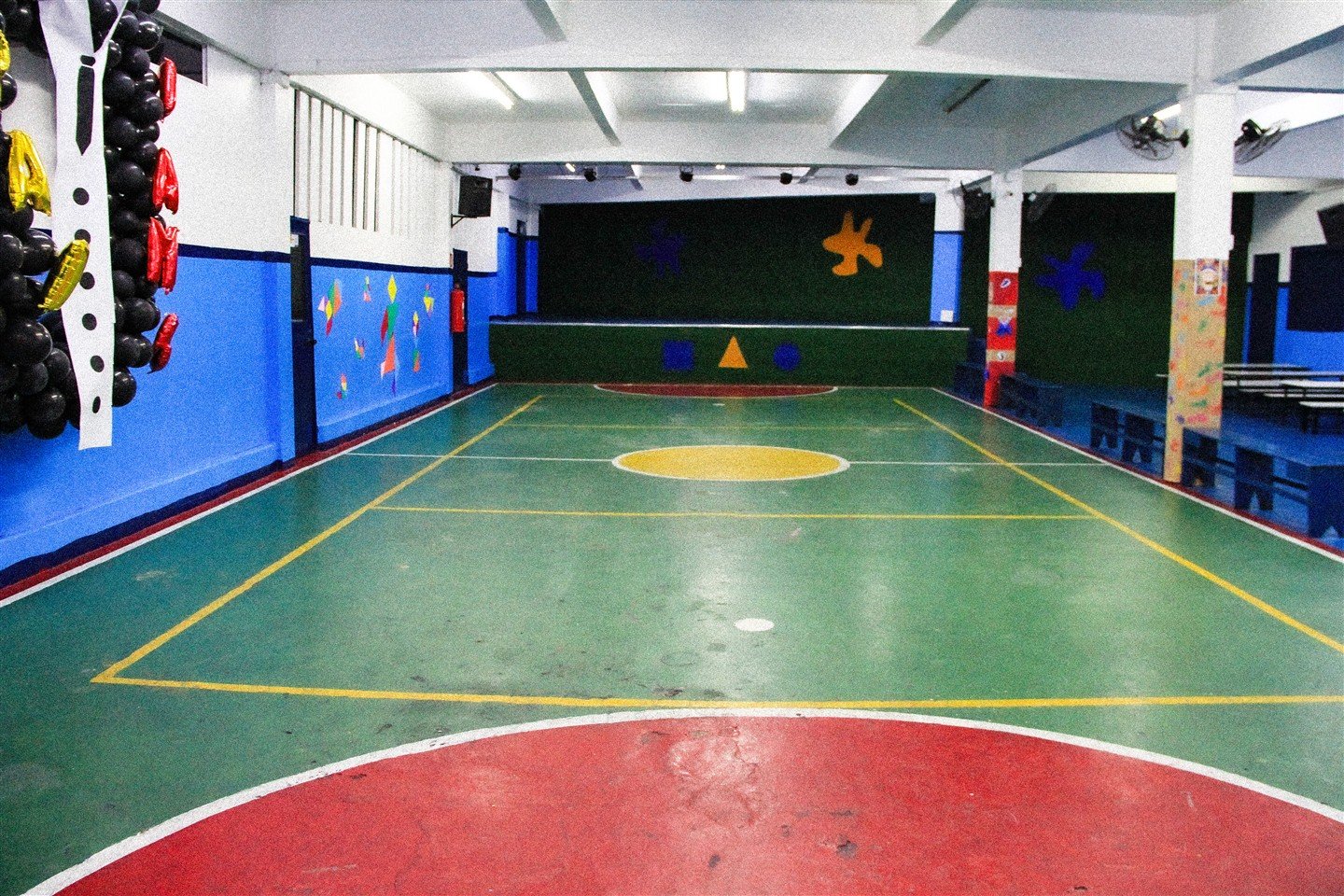 Quadra coberta do Colégio São Matheus
